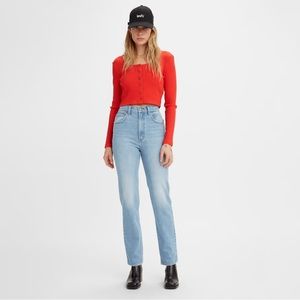 Levi’s 70s high straight slim jean